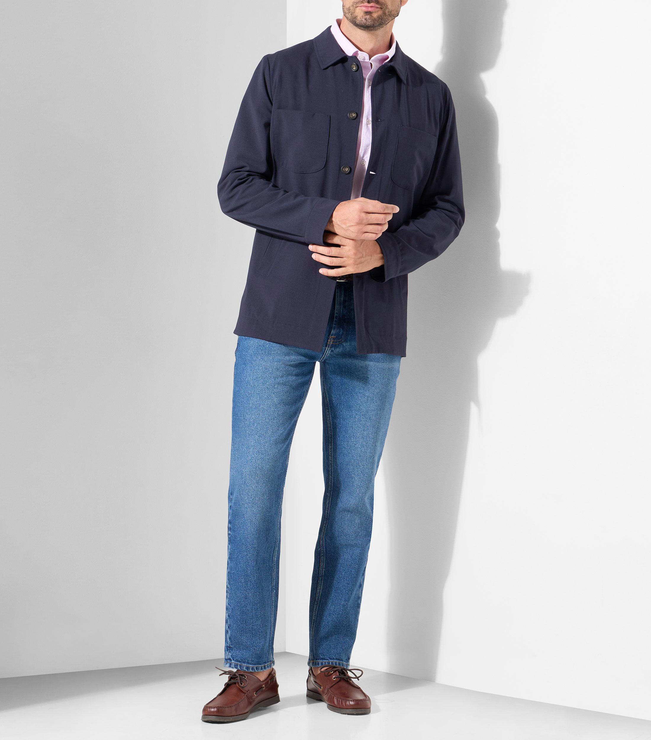 Sobrecamisa manga larga Hombre